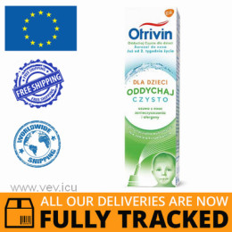 Otrivin Breathe Clean Nasal Spray for Children 100ml - Made in Poland — Free Delivery