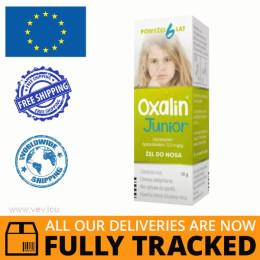 Oxalin Junior Nasal Gel 10g — Made in Poland by Polpharma — Free Delivery