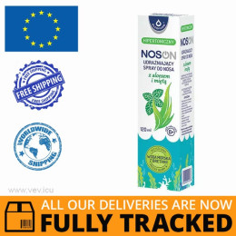 Noson, hypertonic nasal spray with aloe vera and mint, 120 ml — Made in Poland — Free Delivery
