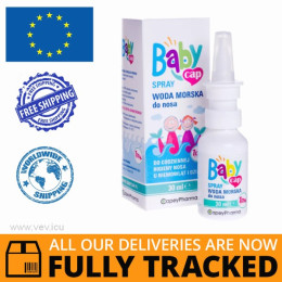 Baby Cap Spray, nasal sea water, 30ml — Made in Poland — Free Delivery
