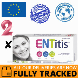 2 x ENTITIS MINTS 30 TABS — MADE IN POLAND — FREE SHIPPING