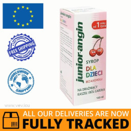 Junior-angin, syrup for children from 1 year of age, 100ml — Made in Germany — Free Delivery