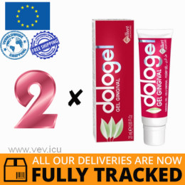 2 x DOLOGEL GEL FOR GUM MASSAGE 25ML — MADE IN POLAND — FREE SHIPPING