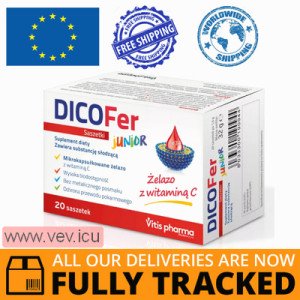Dicofer Junior, 1.6 g x 20 sachets — Made in Poland — Free Delivery Dicofer Junior, 1.6 g x 20 sachets — Made in Poland — Free Delivery