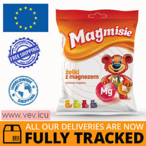 Magmisie, jelly beans with magnesium, 120 g — Made in Poland by Aflofarm — Free Delivery