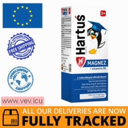 Hartuś Magnesium + Vitamin B6, syrup for children over 3 years old, 120 ml— Made in Poland — Free Delivery