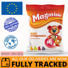 Magmisie, jelly beans with magnesium, 120 g — Made in Poland by Aflofarm — Free Delivery