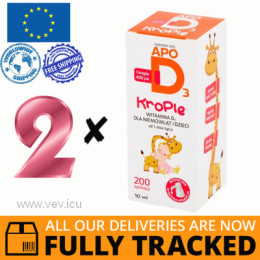 2 x APOD3 DROPS 400J.M. 10ML - MADE IN CANADA - FREE SHIPPING