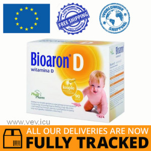 Bioaron Vitamin D 400IU 90 capsules — Made in Poland — Free Delivery