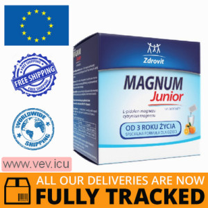 Magnum Junior, for children from 3 years old, 20 sachets — Made in Poland — Free Delivery Magnum Junior, for children from 3 years old, 20 sachets — Made in Poland — Free Delivery