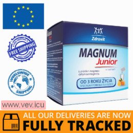 Magnum Junior, for children from 3 years old, 20 sachets — Made in Poland — Free Delivery