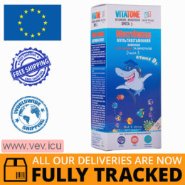 Vitatone MultiOmega syrup with vitamin D3 and zinc 250 ml — Made in Poland — Free Delivery