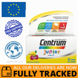 CENTRUM JUNIOR 30 TABS - MADE IN POLAND - FREE SHIPPING 