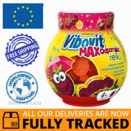 VIBOVIT MAX IMMUNITY JELLY 50 PCS. - MADE IN CZECH REPUBLIC - FREE SHIPPING