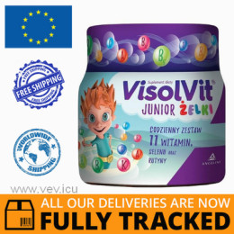 VISOLVIT JUNIOR GUMMIES 50 PCS — MADE IN ITALY — FREE SHIPPING