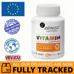 Aliness Vitamin Complex for children 120 tablets — Made in Poland — Free Delivery