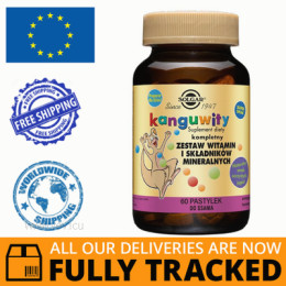 SOLGAR KANGUWITY JUICY BERRY 60 LOZENGES - MADE IN USA - FREE SHIPPING