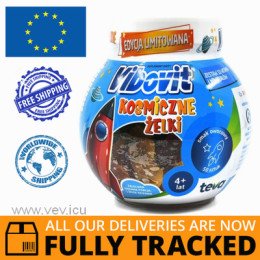 VIBOVIT COSMIC JELLY BEANS FRUIT FLAVOR 50 PCS. - MADE IN CZECH REPUBLIC - FREE SHIPPING