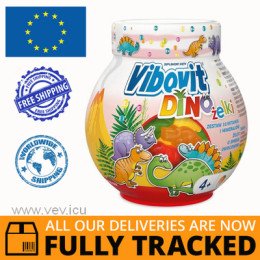 VIBOVIT DINO JELLY BEANS 50 PCS. - MADE IN CZECH REPUBLIC - FREE SHIPPING