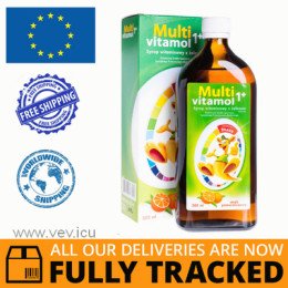 Multivitamol 1+, Vitamin Syrup with Iron 500ml — Made in Poland — Free Delivery