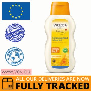 Weleda Calming Bath, Calendula 200 ml — Made in Germany — Free Delivery