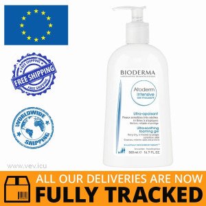 BIODERMA ATODERM INTENSIVE GEL MOUSSANT CLEANSING GEL 500ML - MADE IN POLAND - FREE SHIPPING
