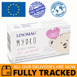 LINOMAG SOAP FOR CHILDREN AND BABIES 100G — MADE IN POLAND — FREE SHIPPING LINOMAG SOAP FOR CHILDREN AND BABIES 100G — MADE IN POLAND — FREE SHIPPING