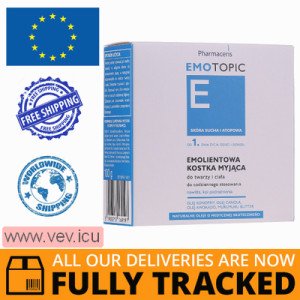 Pharmaceris E Emotopic, washing bar for face and body, 100 g — Made in Poland — Free Delivery