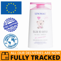 LINOMAG BABY OIL FOR CHILDREN AND BABIES 200ML — MADE IN POLAND — FREE SHIPPING