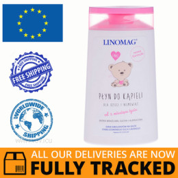 LINOMAG BUBBLE BATH FOAM FOR CHILDREN AND BABIES 200ML - MADE IN POLAND - FREE SHIPPING LINOMAG BUBBLE BATH FOAM FOR CHILDREN AND BABIES 200ML - MADE IN POLAND - FREE SHIPPING