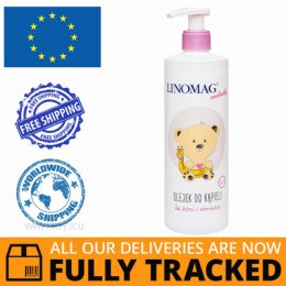 LINOMAG BABY OIL FOR CHILDREN AND BABIES 400ML — MADE IN POLAND — FREE SHIPPING