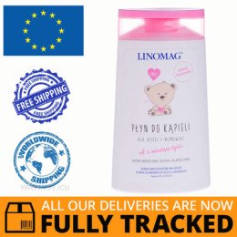 LINOMAG BUBBLE BATH FOAM FOR CHILDREN AND BABIES 200ML  - MADE IN POLAND - FREE SHIPPING
