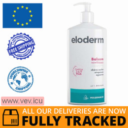 Eloderm, Moisturizing body lotion, from 1 day old, 400 ml — Made in Poland by Polpharma — Free Delivery