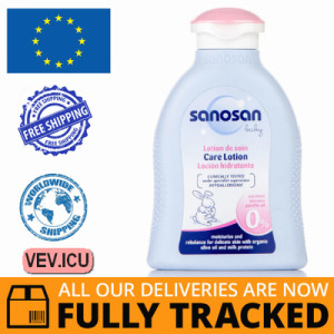 Sanosan Baby, moisturizing baby lotion 200ml — Made in Germany — Free Delivery