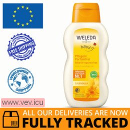Weleda Baby Oil fragrance free, Calendula 200 ml — Made in Germany — Free Delivery