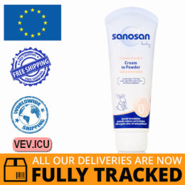 Sanosan Baby Cream-powder for children 100ml — Made in Germany — Free Delivery
