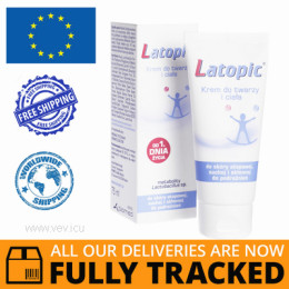 LATOPIC FACE AND BODY CREAM 75ML — MADE IN POLAND — FREE SHIPPING