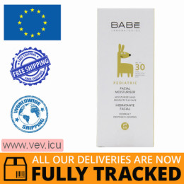 Babe Laboratorios Pediatric Facial Moisturiser SPF 30, 50ml — Made in Spain — Free Delivery