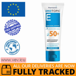 Pharmaceris E Emotopic, dermo-protective mineral cream from 1 day of life, dry and atopic skin SPF 50+, 75 ml — Made in Poland — Free Delivery