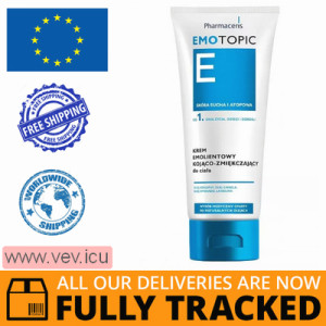 Pharmaceris, Emotopic E, emollient, soothing and softening body cream, for adults and children from 1 day of age, 200 ml — Made in Poland — Free Delivery
