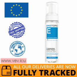Pharmaceris E, Emotopic, 3-task washing foam for face, body and hair, 200 ml — Made in Poland — Free Delivery