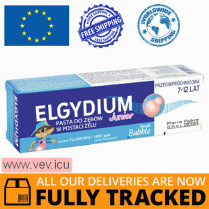 Elgydium Junior, toothpaste in the form of a gel for children, Bubble, 50 ml— Made in Poland — Free Delivery