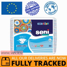 Seni Kids, Junior Extra diaper pants, 15-30 kg, 30 pcs — Made in Poland — Free Delivery