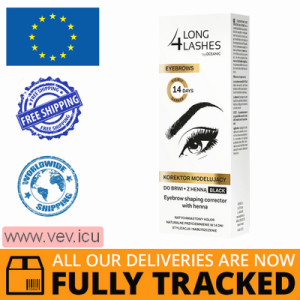 Long 4 Lashes Eyebrow shaping corrector with henna black — Made in Poland — Free Delivery