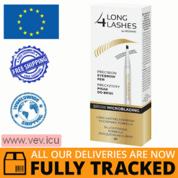 Long 4 Lashes Brow Microblading precision eyebrow pen 01, 1.1ml — Made in Poland — Free Delivery