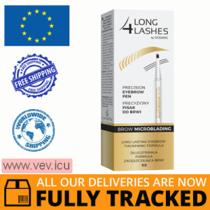 Long 4 Lashes Brow Microblading precision eyebrow pen 02, 1.1ml — Made in Poland — Free Delivery