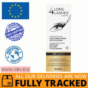 Long 4 Lashes Eye Love It eyelash conditioner with eyeliner, black 3 ml — Made in Poland — Free Delivery