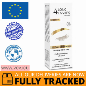 Long 4 Lashes Eyebrow Designer gel eyebrow modeler with biotin 8ml — Made in Poland — Free Delivery