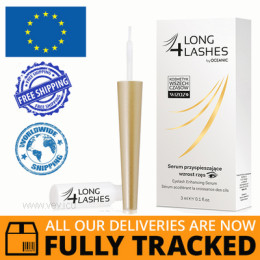 LONG 4 LASHES, EYELASH SERUM 3ML - MADE IN POLAND - FREE SHIPPING