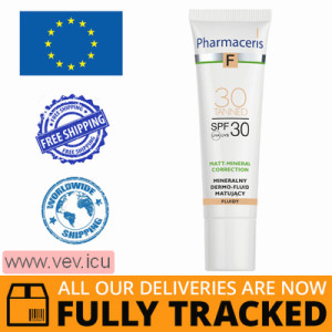 Pharmaceris F Matt-Mineral-Correction, mineral matting dermo-fluid, 30 Tanned, SPF 30, 30 ml — Made in Poland — Free Delivery